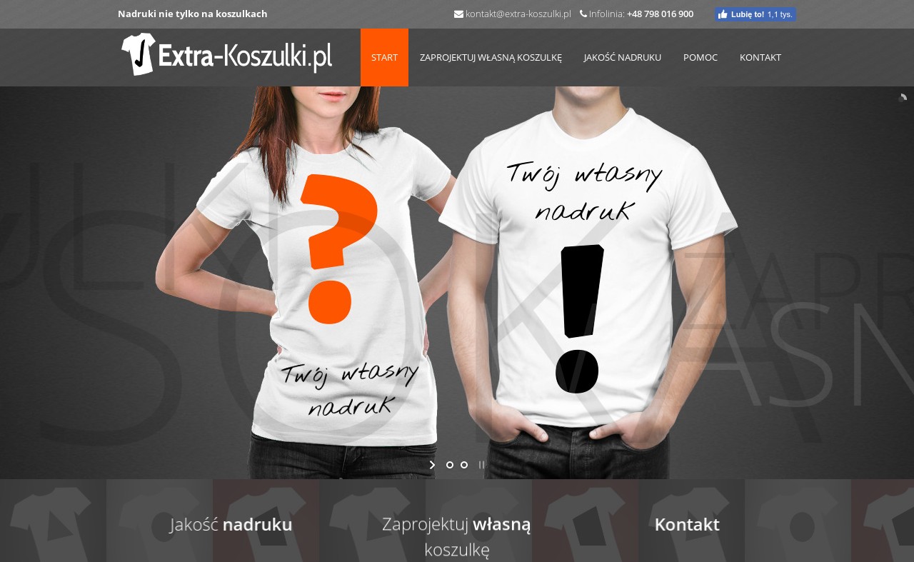 Sklep internetowy Extra-koszulki.pl