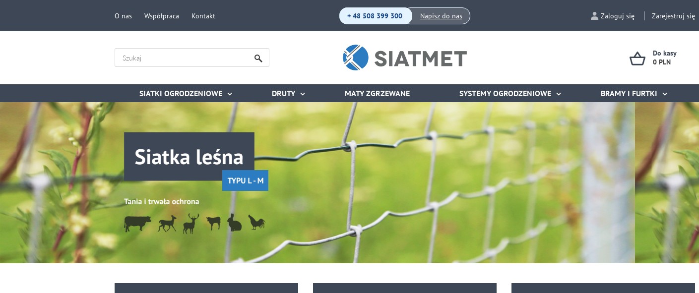 Sklep internetowy Siatmet