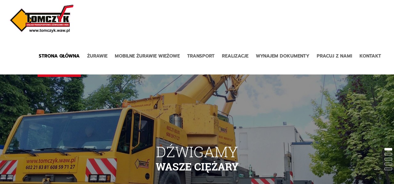 Usługi Transportowo-Dźwigowe Stanisław Tomczyk