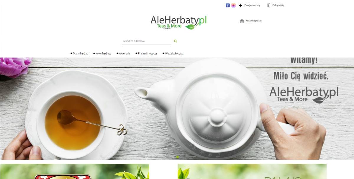 Sklep internetowy AleHerbaty.pl