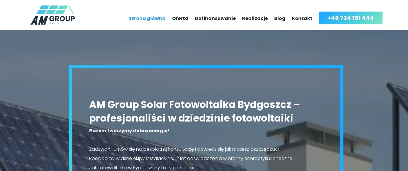 AM Group Solar Fotowoltaika Bydgoszcz