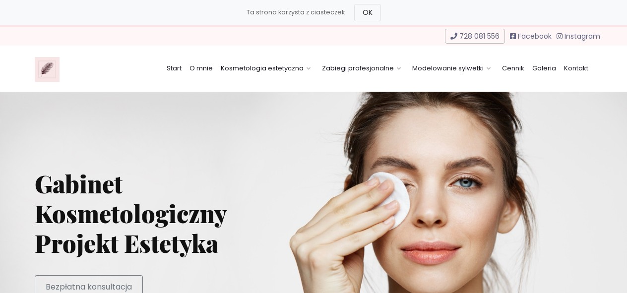 Gabinet kosmetologiczny Projekt Estetyka